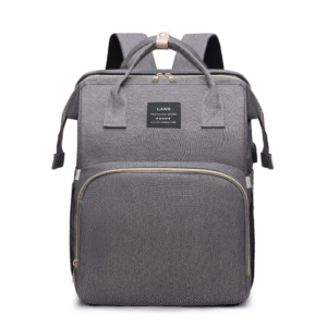 Mommy Baby Bag with Foldable Crib – Insulated Pockets & Travel-Friendly Design
